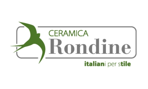 logo marchio ceramica Rondine
